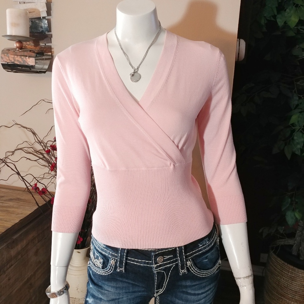 Talbots Petites Silk Blend Lightweight Sweater Top